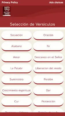 Santa Biblia Palabra Viva android App screenshot 1